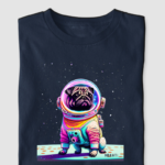 Camiseta T-Shirt Pug Astronauta